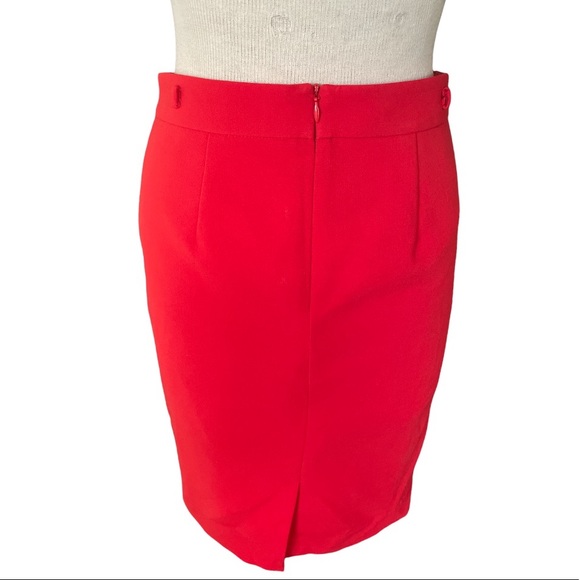 Trina Turk Red Pencil Skirt - Picture 4 of 11